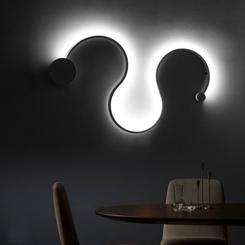 LED Rattlesnake Wall Sconce Aluminum Luminaire SKU# LIG0046