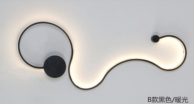 LED Rattlesnake Wall Sconce Aluminum Luminaire SKU# LIG0046