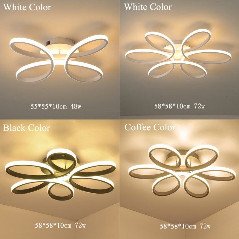 Wild Flower SMD/LED Remote Ceiling Light SKU# LIG0082